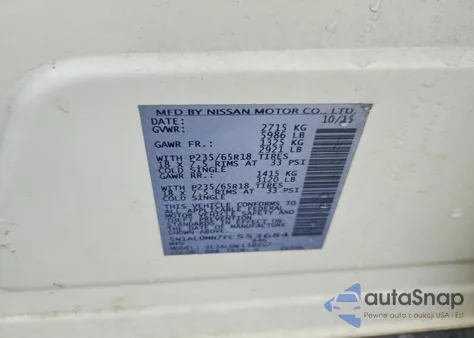 2015 Infiniti Qx60 Base z USA, uszkodzony, nr VIN 5N1AL0MN7FC553684